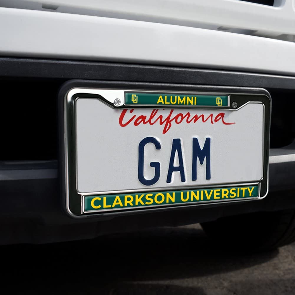 GRAPHICS & MORE Full Size Metal License Plate Frame - Clarkson University Alumni Design, One Size