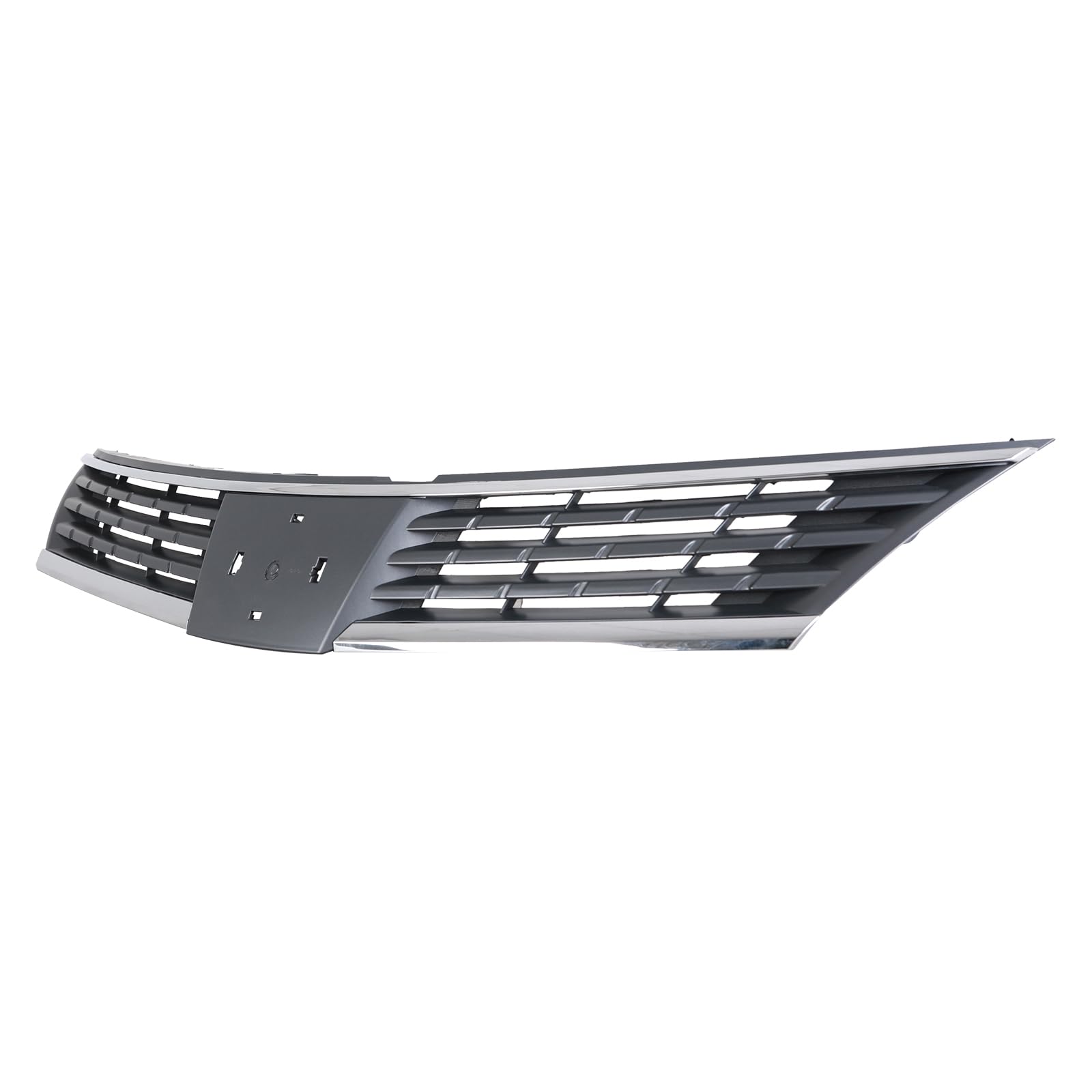 TYG (CAPA QUALITY) Front Grille Compatible with 2007-2009 Nissan Versa S/SL Model with Chrome Molding, ABS OEM Replacement Bumpe