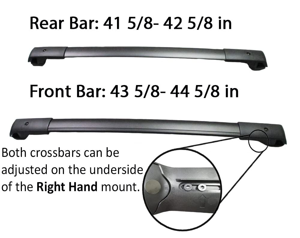 Brightlines Aero Cross Bars Roof Racks Luggage Rack Replacement For 2014-2018 Subaru Forester