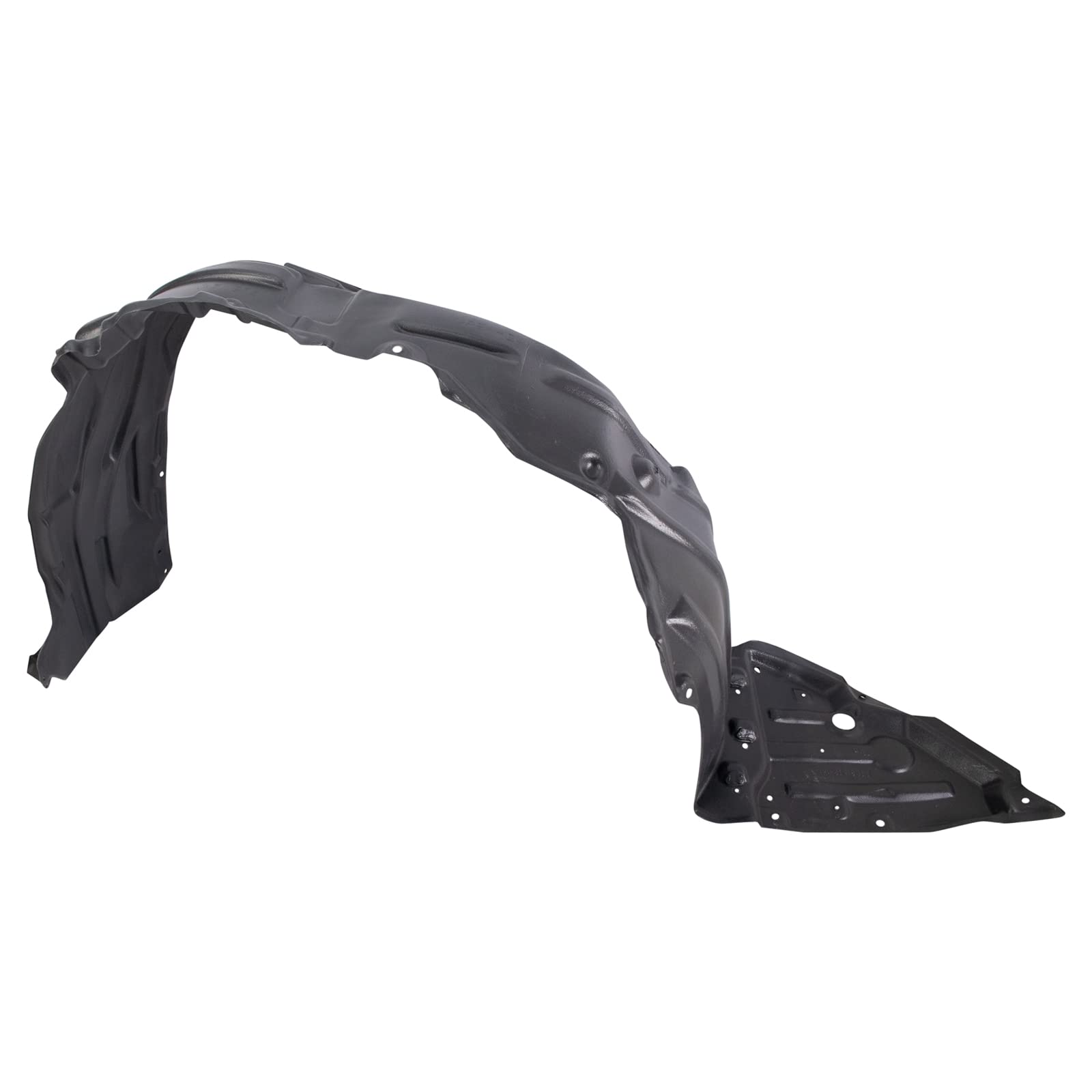 Trq Front Inner Fender Liner Set Compatible With 2016-2018 Toyota Prius To1248207 To1249207