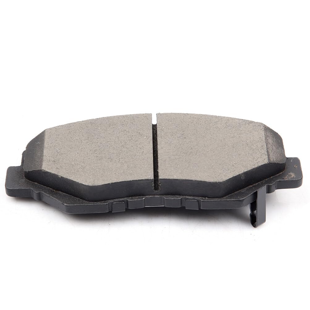 ECCPP Front Ceramic & Rear Semi Metallic Brake Pad Set for Honda CR-V 2005-2006, 2012-2016 - Durable & Reliable Performance
