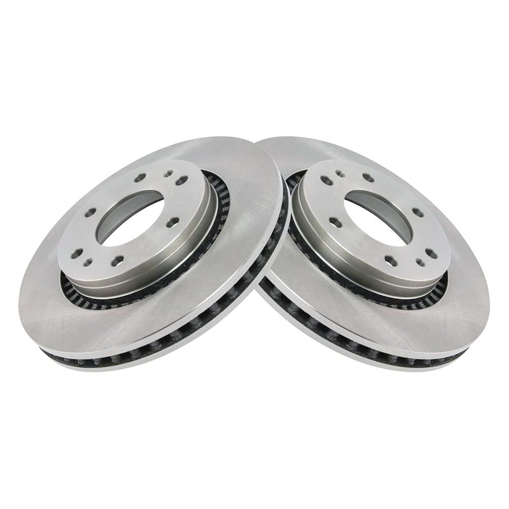Trq Front Brake Rotors Set Vented Compatible With 2006-2007 Buick Rainier 2006-2009 Chevrolet Trailblazer Gmc Envoy 2006-2008 Is