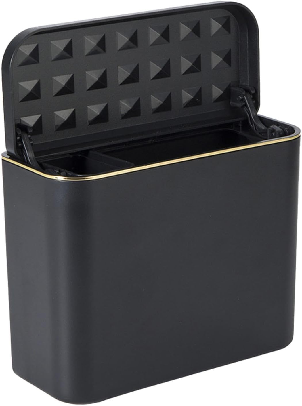 KRLZ Garbage Can for Car  Car Organizer Garbage Can | LeakProof Vehicle Trash Can, Auto Dustbin with Lid, Multipurpose Car Gar