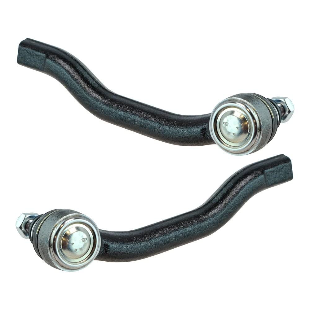 Trq Front Outer Tie Rod Set Compatible With 2008-2013 Nissan Rogue 2014-2015 Rogue Select