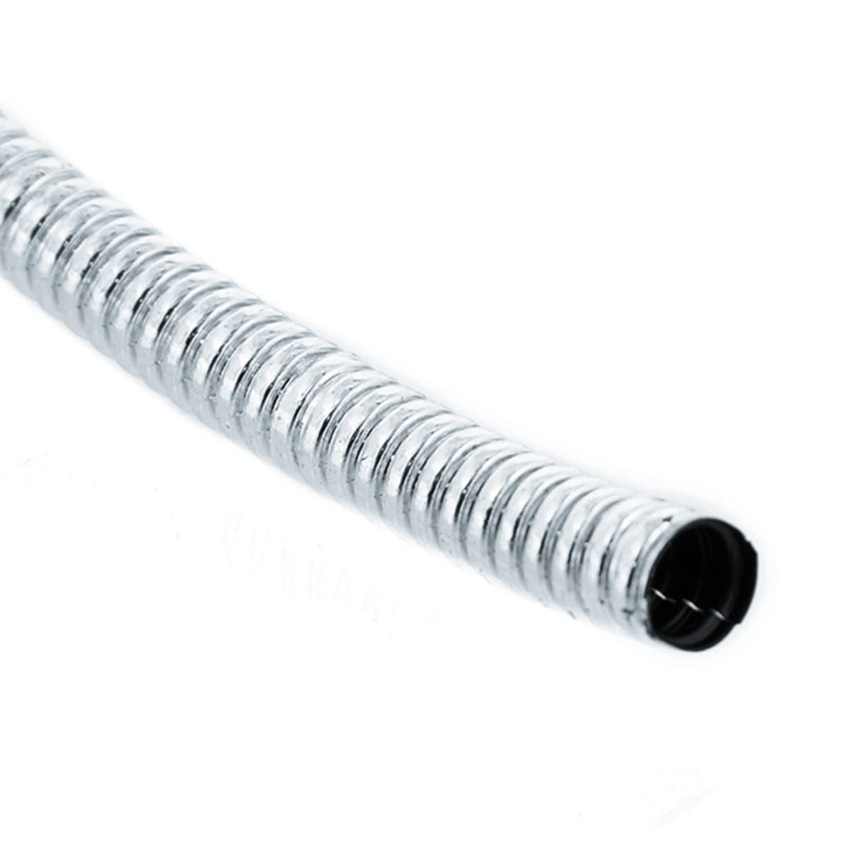 United Pacific 34804 72-Inch Long     Diameter Chrome Wire Loom, Corrugated Polypropene Construction, Crush & Abrasion Resistant