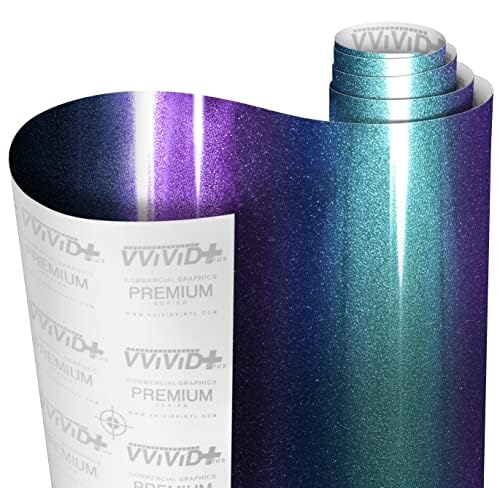 VViViD+ Gloss Metallic Chameleon Blue to Purple Color-Shift (15ft x 5ft) with Air Release