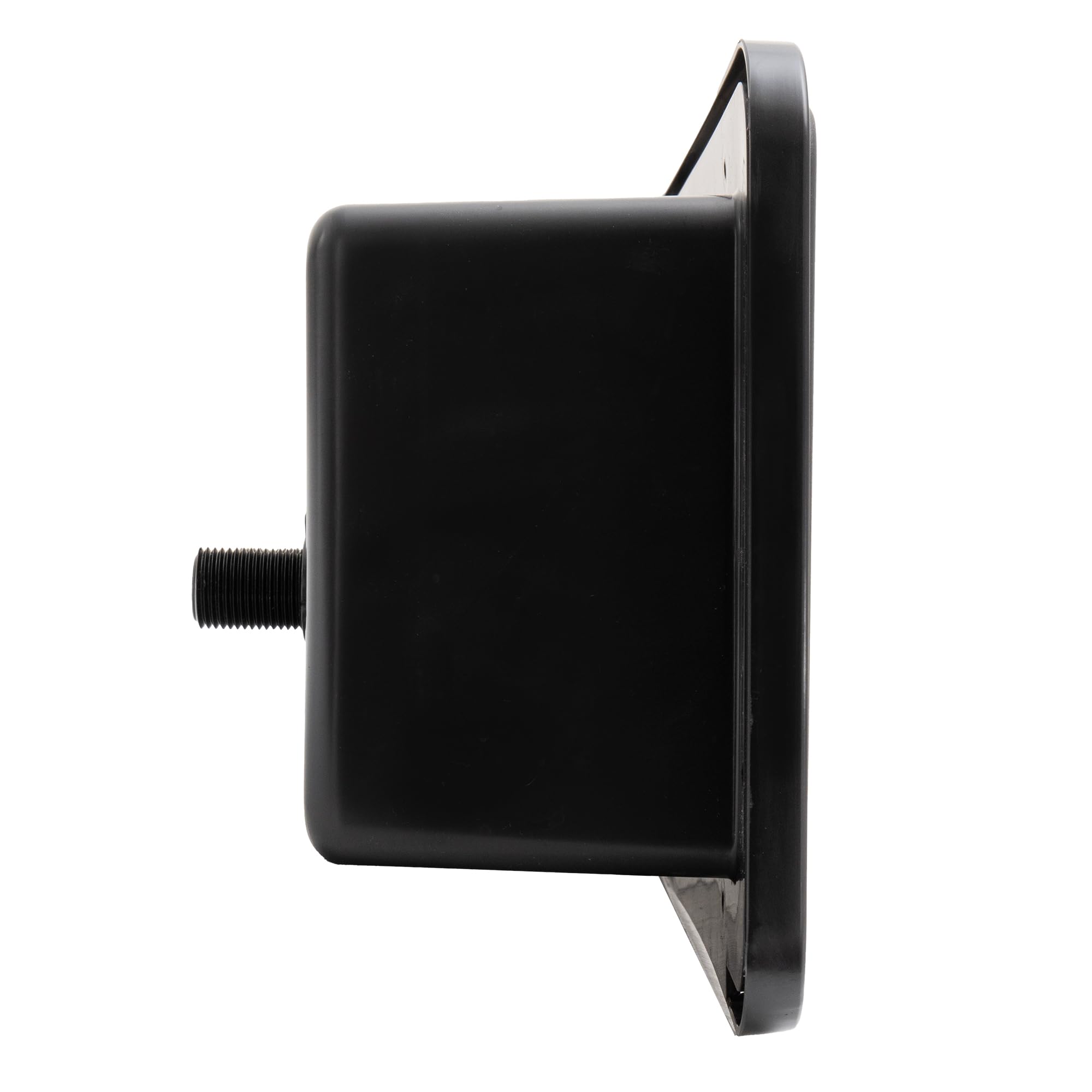 RecPro RV Exterior Shower Box Kit - Black Vinyl Faucet & Hose for Campers, Model 1308B