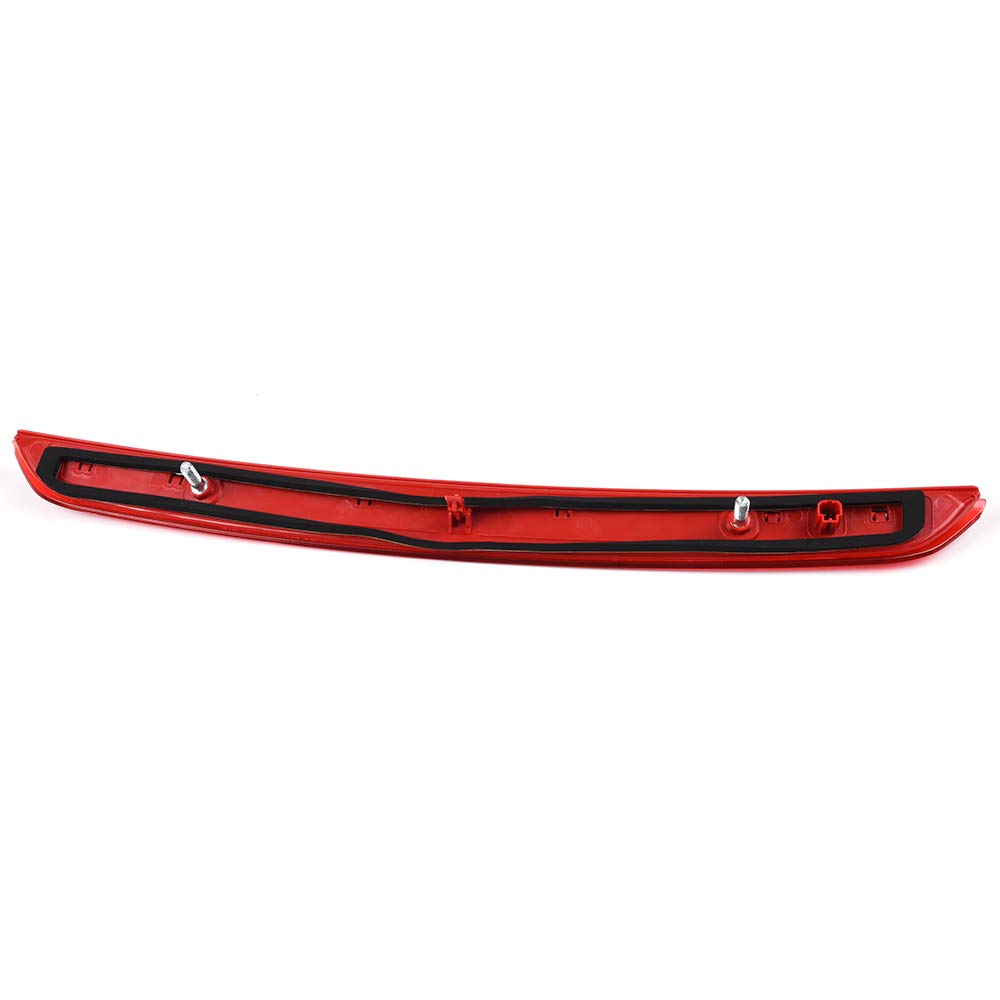 Cheda Third 3D Brake Lights, Compatible With 2006-2014 Audi Tt 8J, Red Lens Clear Housing Led Bar Tail Cargo Lamp