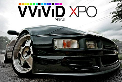 Black Gloss 60 Inch X 6Ft Car Wrap Vinyl Roll With Air Release 3Mil-Vvivid8
