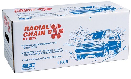SCC TC2212MM Radial Cable Tire Traction Chain - Set of 2 for Light Trucks