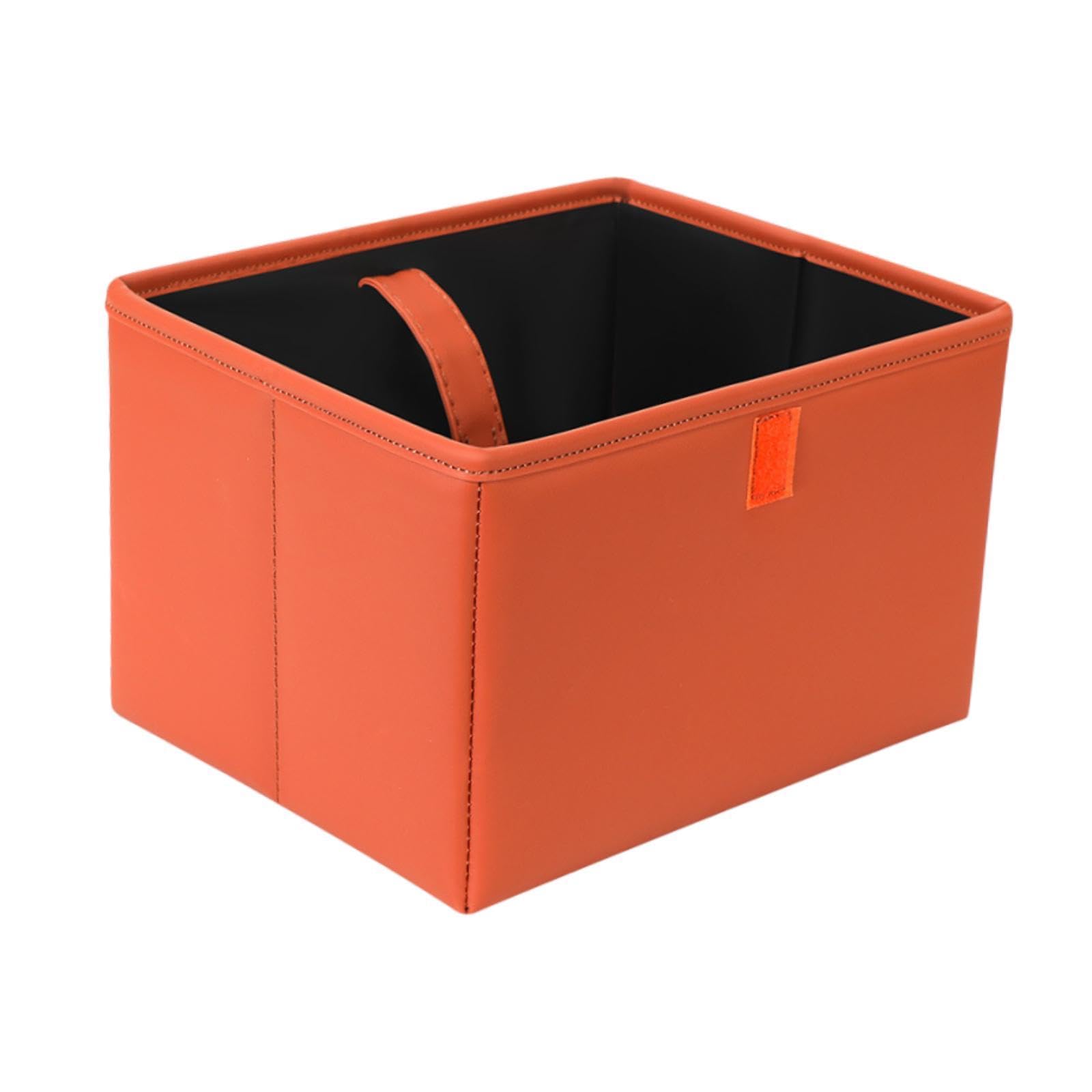 TRENDYNEST Foldable Back Seat Car Trash Bin Portable Tear Resistant with Hanging Straps Orange | Parts & Accessories | Car & Tru