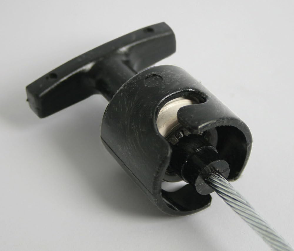 Moroso 25973 Zinc Plated Twist Lock Dipstick , Black