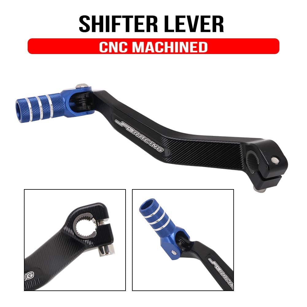 AnXin CNC Motorcycle Gear Shifter Lever for YZ125 YZ250 YZ65 YZ85 TTR 230 Hawk 250 - Blue, Model R14150301