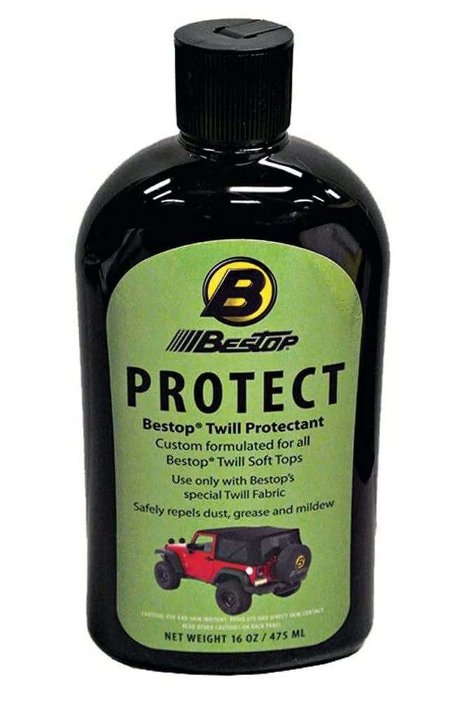 Bestop 1121700 16-Oz. Black & Color Twill Fabric Protectant