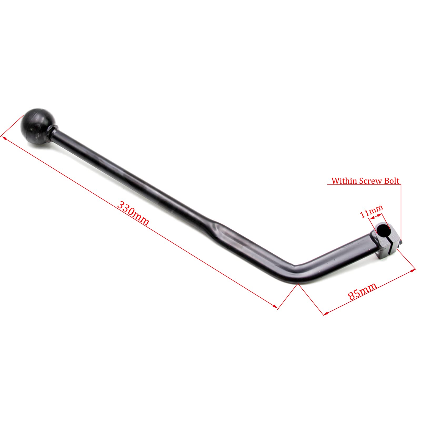 Pro Bat 135° Motorcycle Hand Control Gear Lever Shifter, Gear Shift Lever Shifter For 50Cc 70Cc 90Cc 110Cc 125Cc 135Cc 150Cc 200Cc 250Cc Quad Dirt Bike Atv Atv Dune Buggy Go Kart