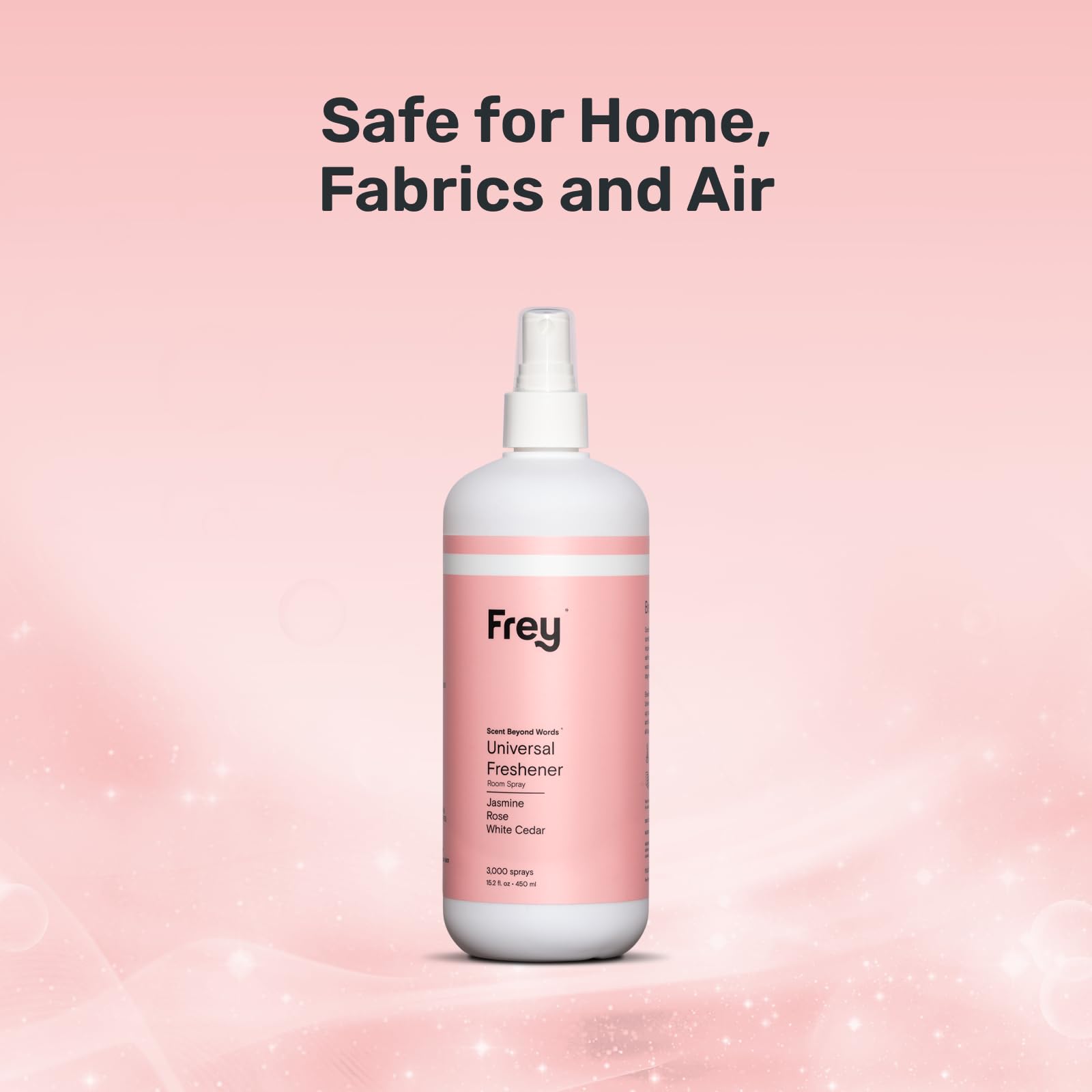 Frey Air Freshener Spray - Jasmine Rose & White Cedar | Natural Deodorizer & Odor Eliminator | Pack Of 2