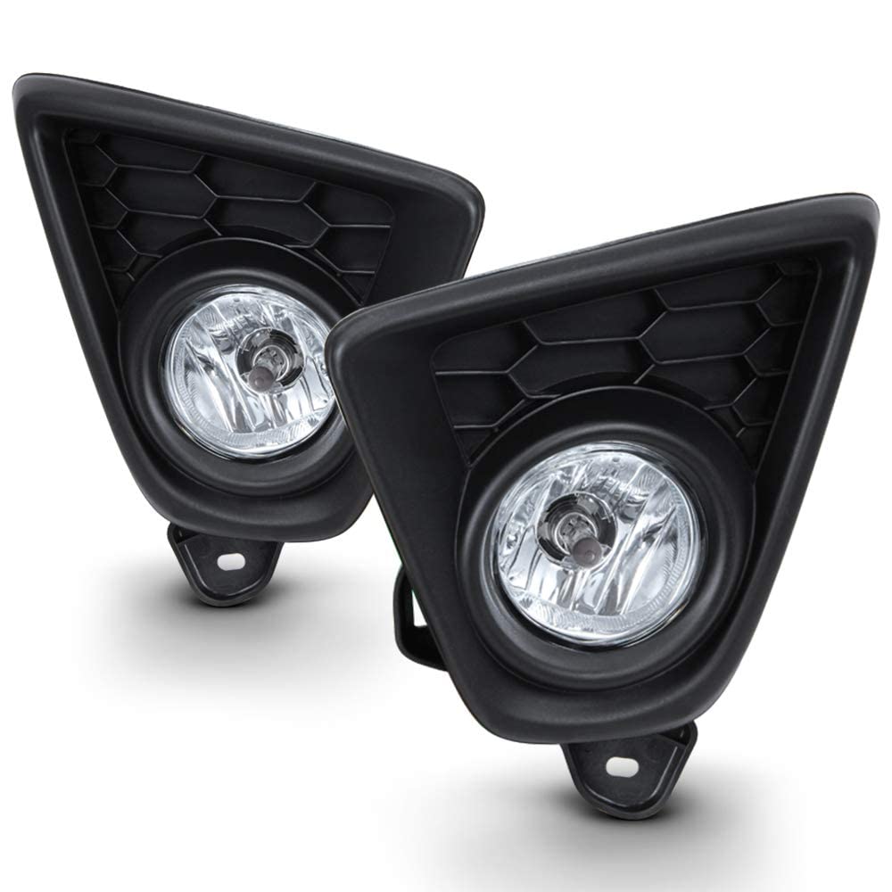 Acanii - For 2013-2016 Mazda Cx-5 Cx5 Bumper Fog Lights Driving Lamp W/Switch Assembly Driver & Passenger Side