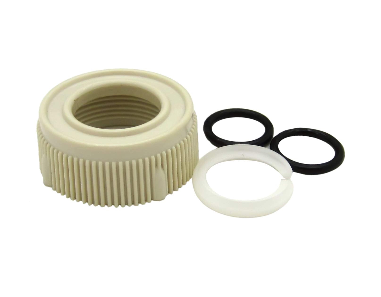 Dura Faucet DF-RK510-BQ RV Faucet Spout Nut and Rings Replacement Kit (Bisque Parchment)