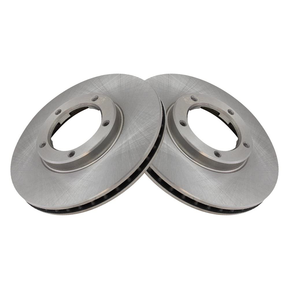 Trq Front Brake Rotors Set Vented Compatible With 1995-2004 Toyota Tacoma