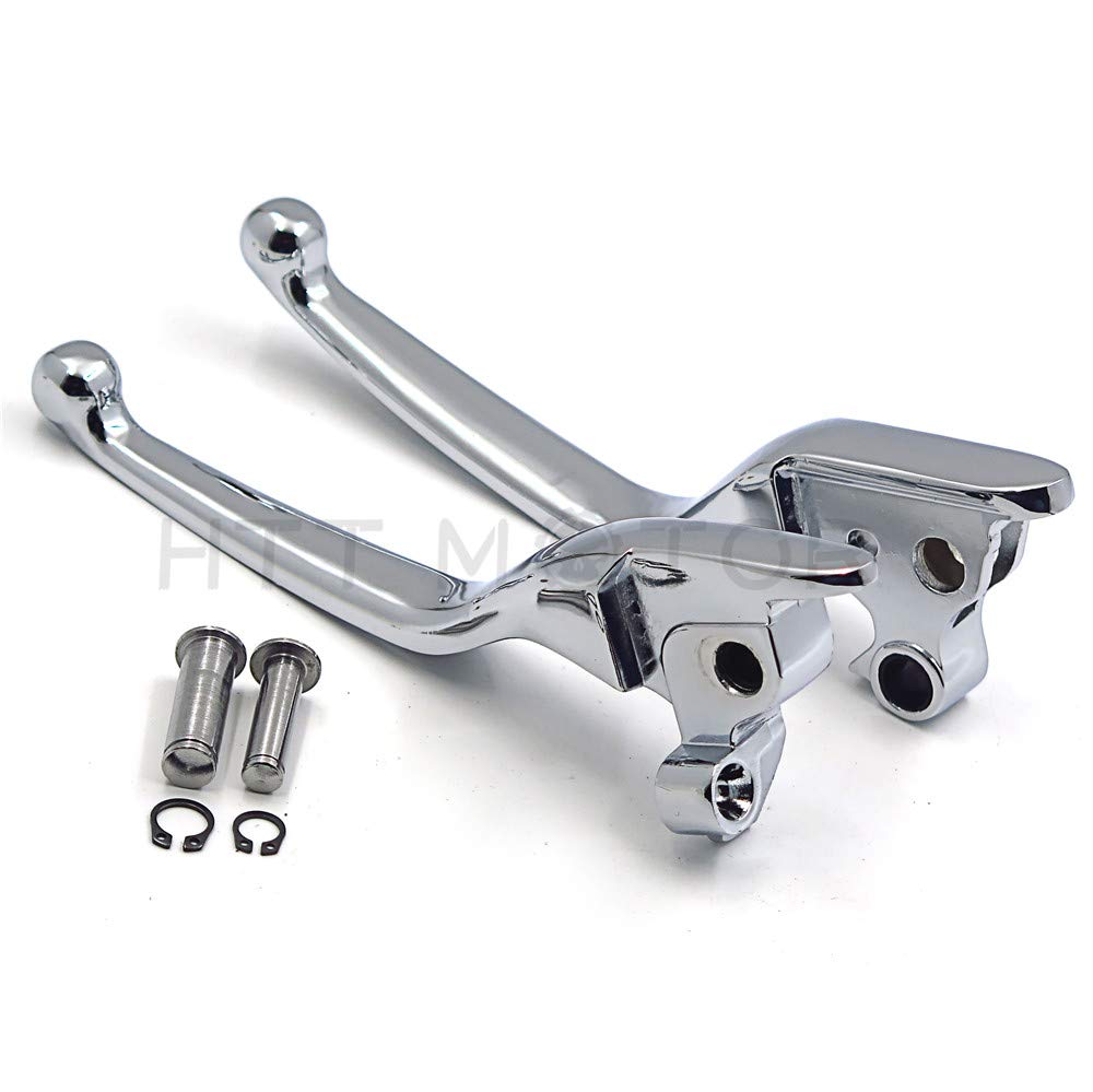 HTTMT MT241-026-CD Parts Chrome Brake Clutch Hand Lever Compatible with Harley 2008-2013 Touring and Trike Models 2014-later FLH