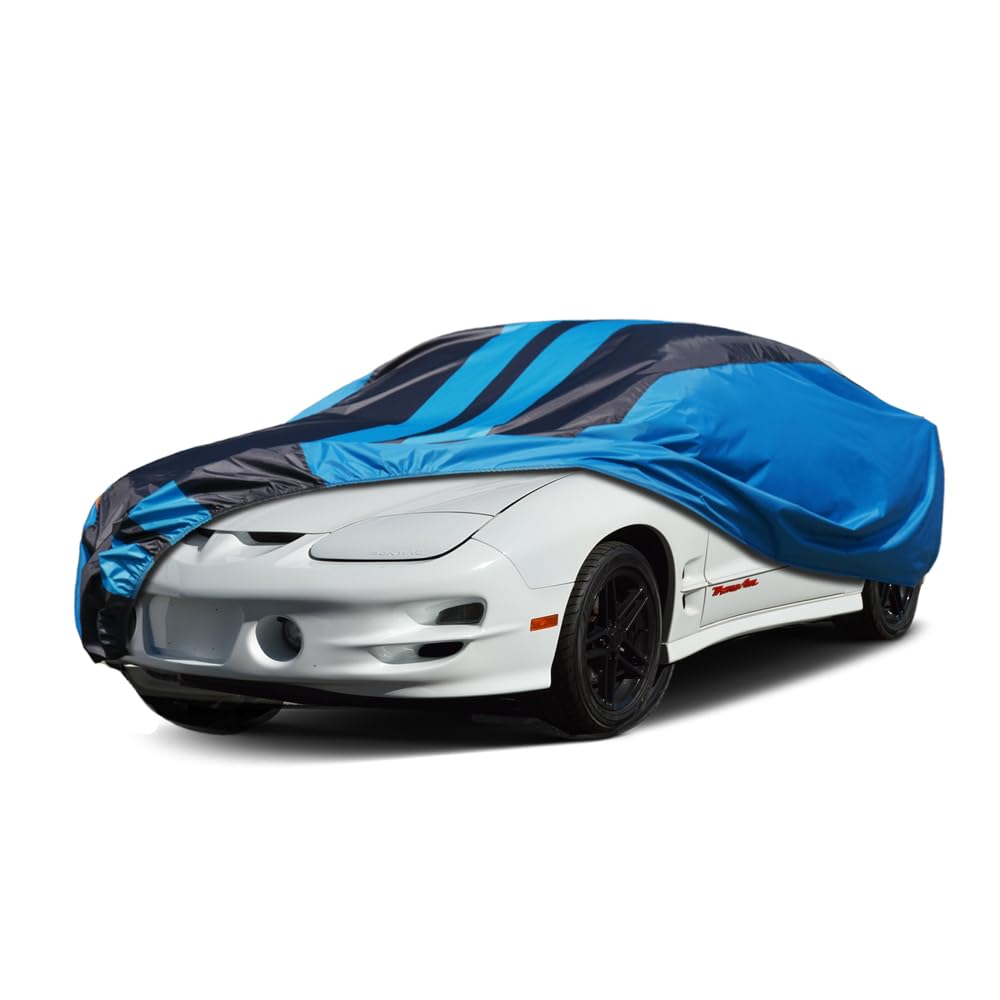 Kaugung Car Cover Waterproof Custom Fit Pontiac Firebird(1982-2002), Full Exterior Cover for Automobiles Lightweight Resistant O
