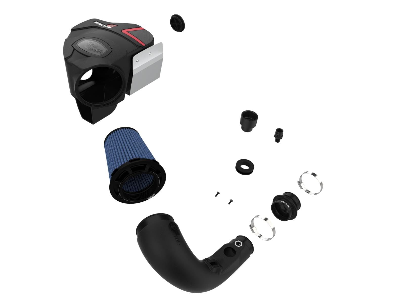 aFe Power Momentum GT Cold Air Intake System w/Pro 5R Filter, Model #50-70061R, Black