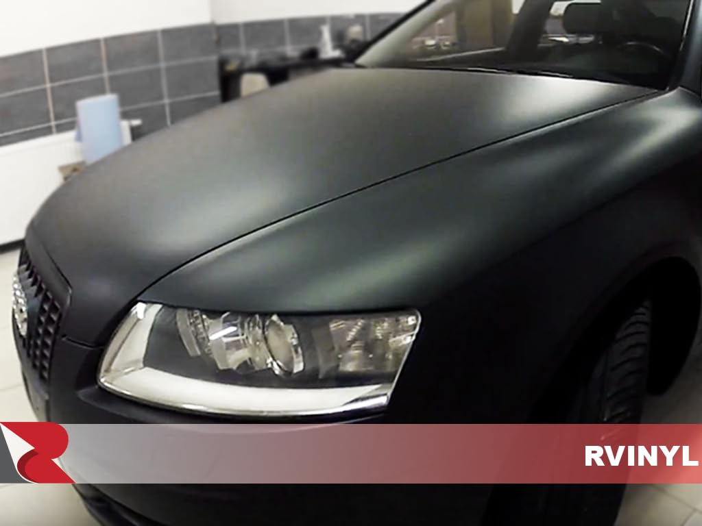3M 2080 Series M12 Matte Black - 5Ft X 5Ft - 25Sq Ft - Dual Cast Lustrous Vinyl Car Wrapping Film - Bubble Free Vehicle Sheet Ro