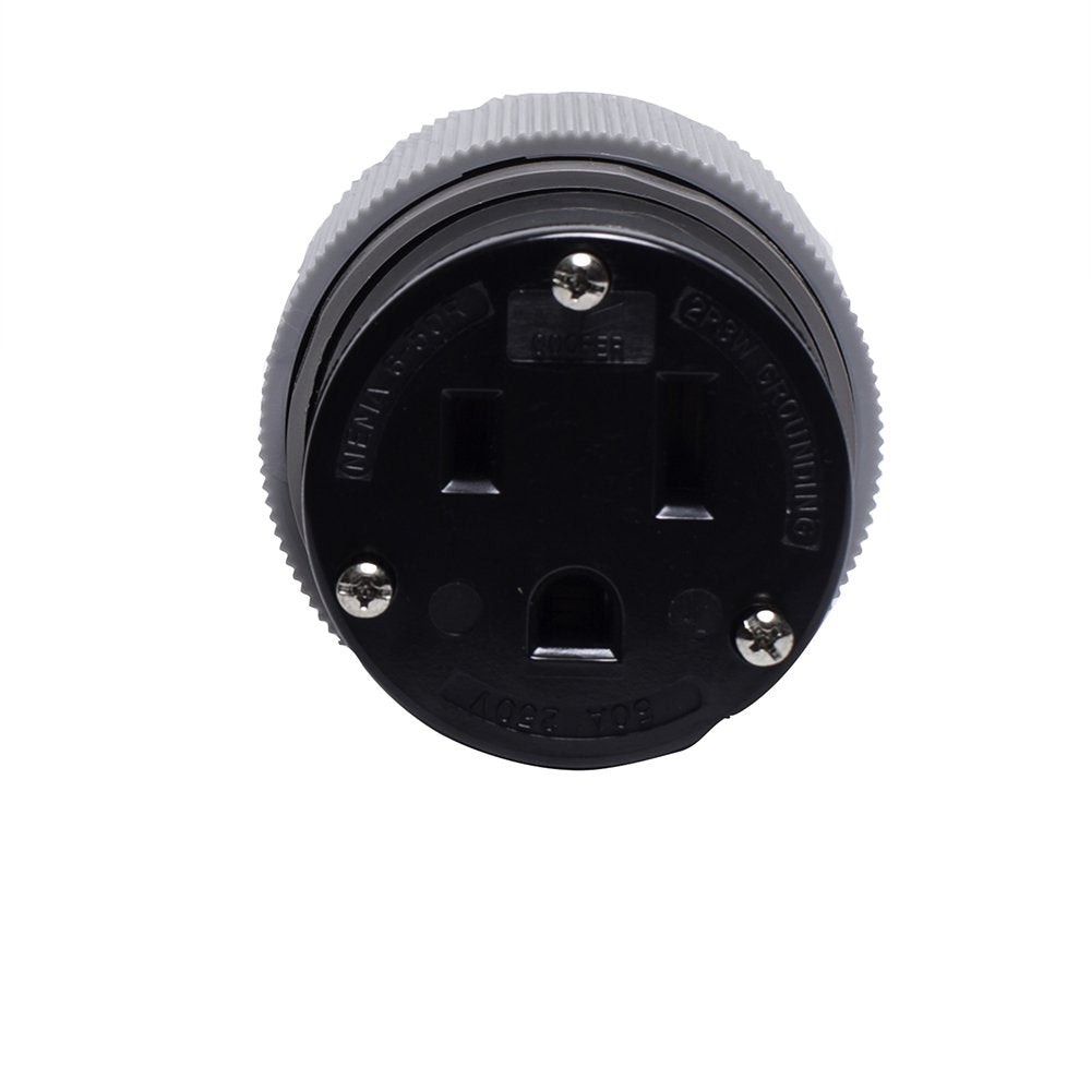 Eaton 6709N 50 Amp 250V 6-50 Power Connector, Gray & Black