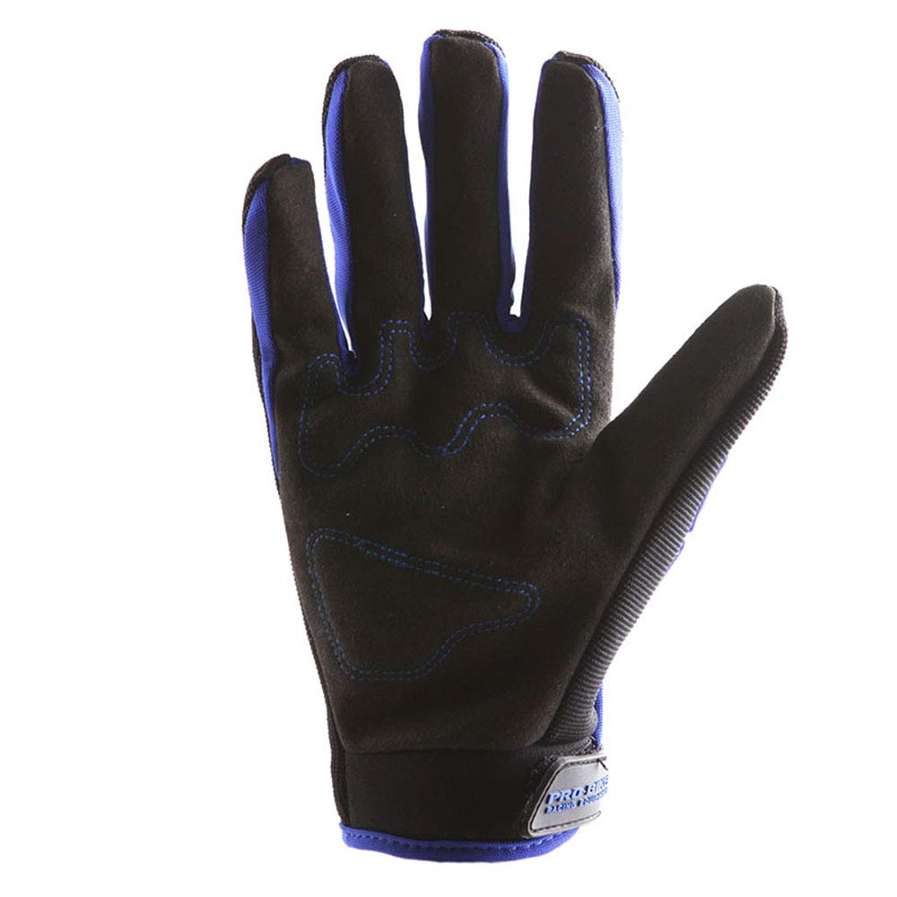 1Storm Adult Motocross Gloves Motorcycle Bmx Mx Atv Dirt Bike Bicycle Skeleton Cycling Gloves Blue