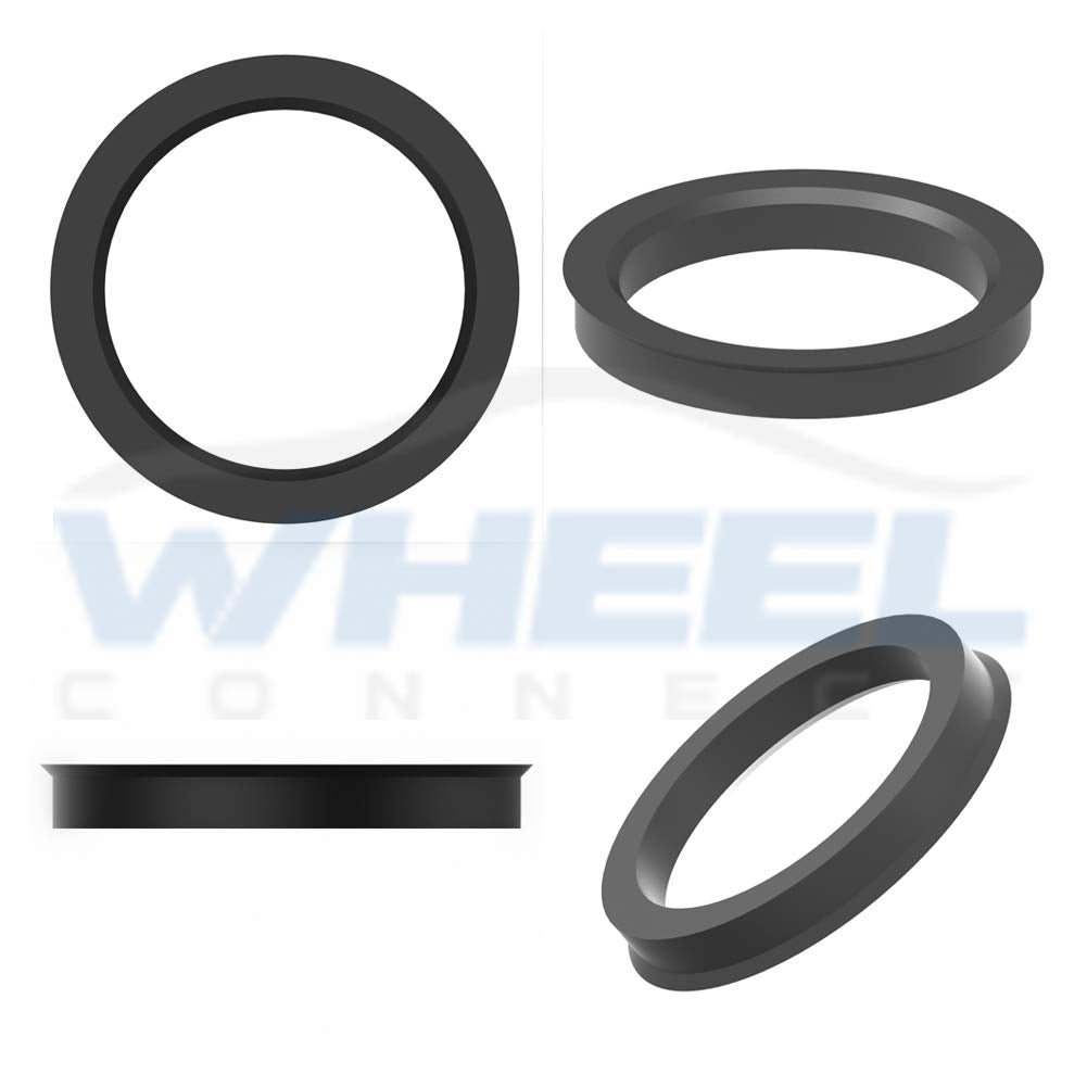 Wheel Connect Hub Centric Rings, 731 To 641, Set Of 4, Abs Plastic Hubrings, Od:731-Id:6415 (641) Mm P