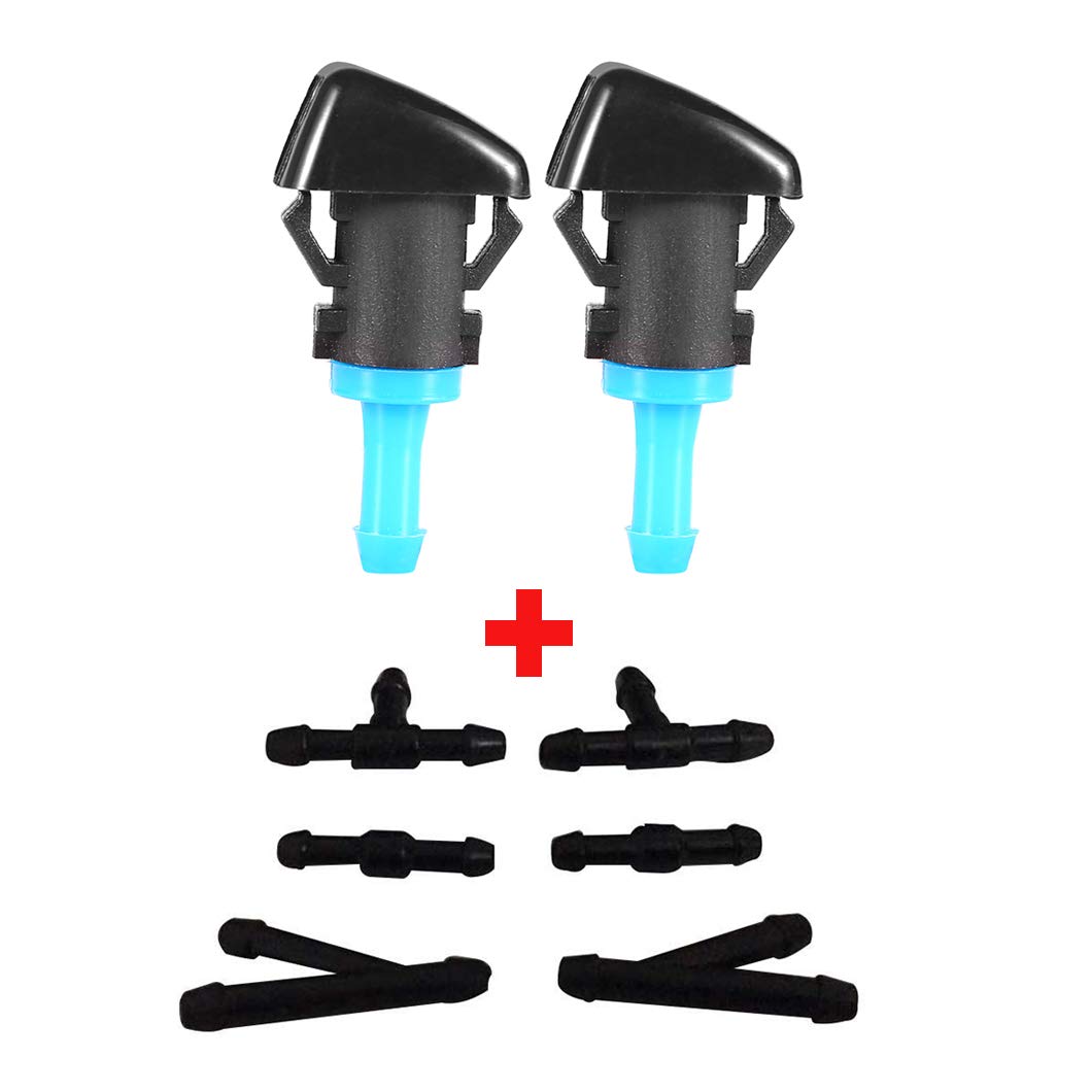 Zhptam Frontier Windshield Washer Hood Nozzle Sprayer Kit For 2009-16 Frontier, 2009-12 Pathfinder, 2009-15 Xterra – Replaces Oem # 28932-Zl00A