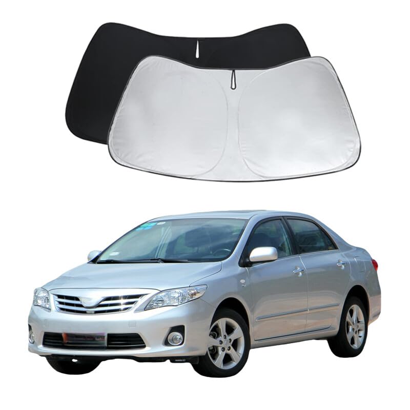 Corolla Custom Windshield Sun Shade for Toyota Corolla 2009 2010 2011 2012 2013 Front Window Sunshade Sun Visor 240T Shade Block