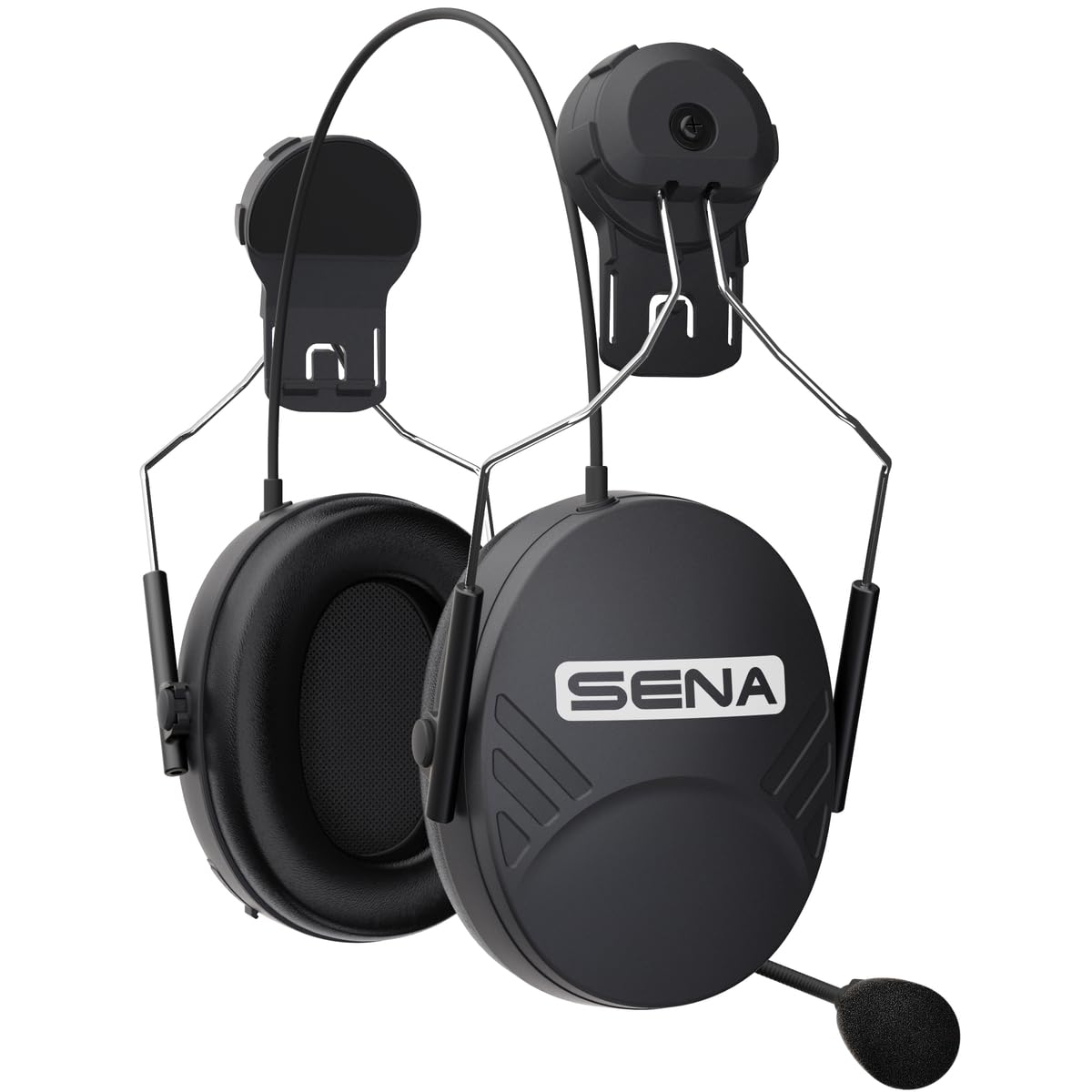 Sena TuffTalk Lite Bluetooth Earmuff, Hard Hat Mount, Black, Model TUFFTALK-LITE-02