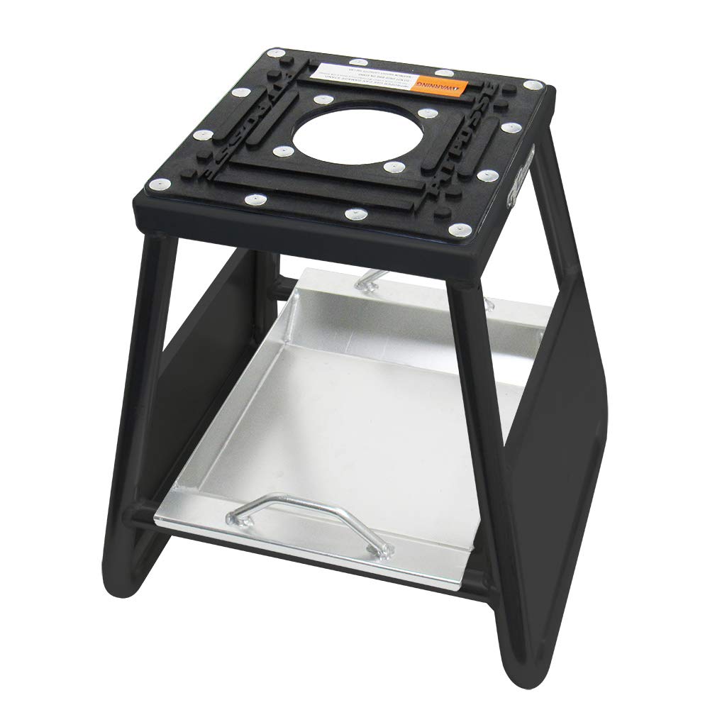 Pit Posse PP277BK Motorcycle Panel ID Stand Fits Motocross Dirt Bike MX - Compatible with Yamaha Honda Kawasaki Suzuki KTM - Inc