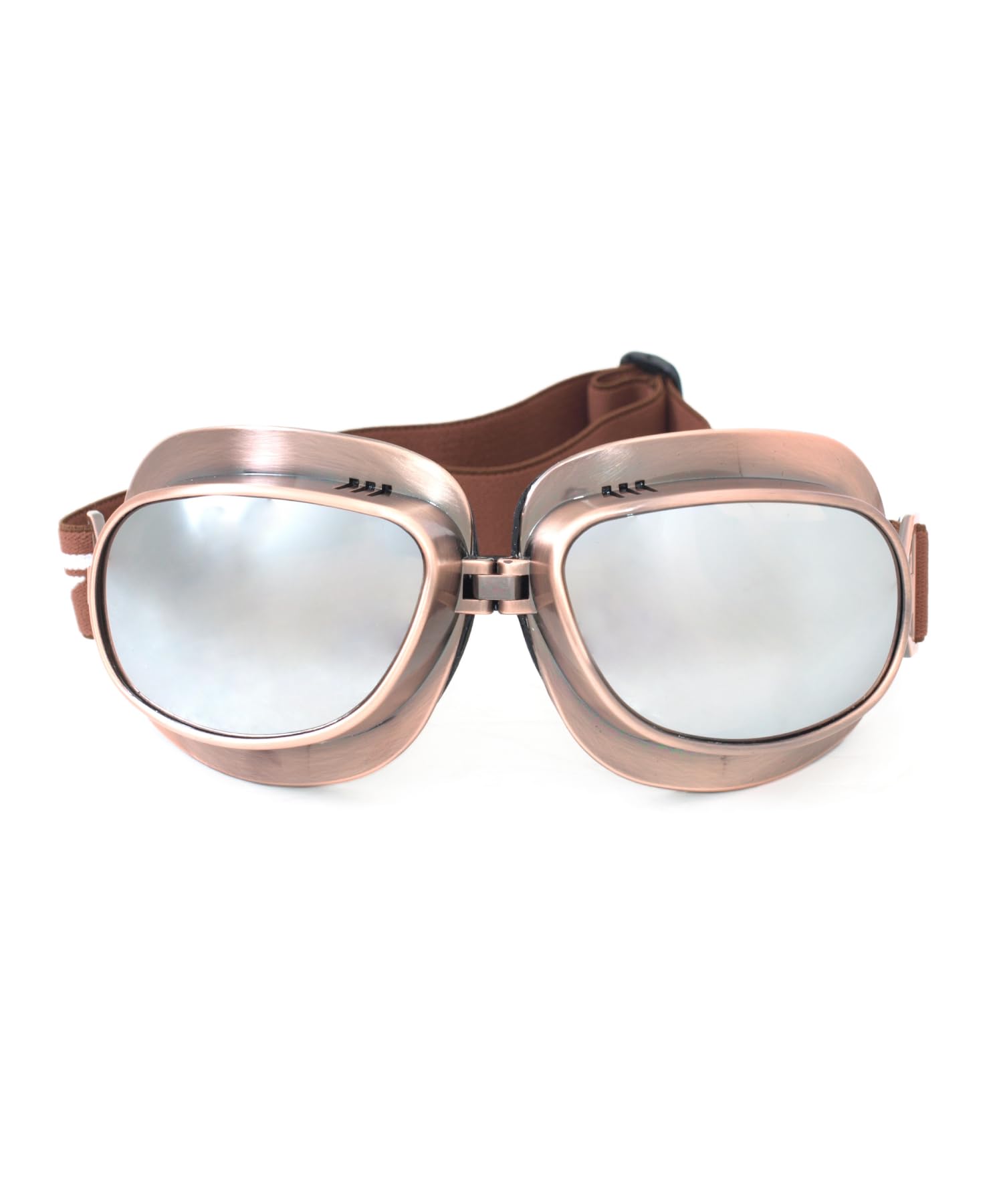 Crg Sports Vintage Aviator Pilot Style Motorcycle Goggles Cruiser Scooter Goggle For Men,Women,Adults,Youths