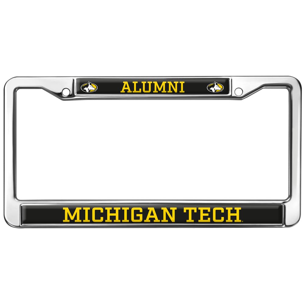Michigan Technological University Alumni Full Size Standard License Plate Metal Frame