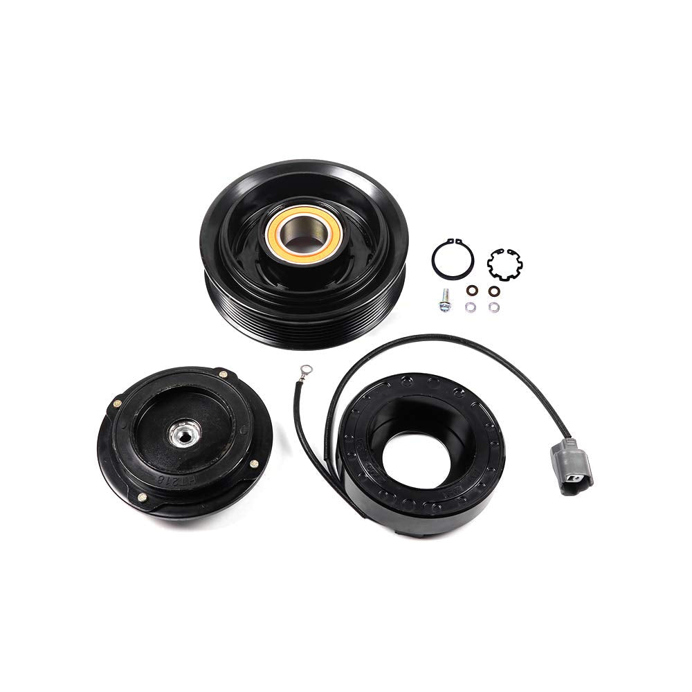ECCPP A/C Compressor Clutch for Honda Accord 2.4L, Silver, Metal, Model 104185-5211-1431361372, Fast Cooling AC Clutch