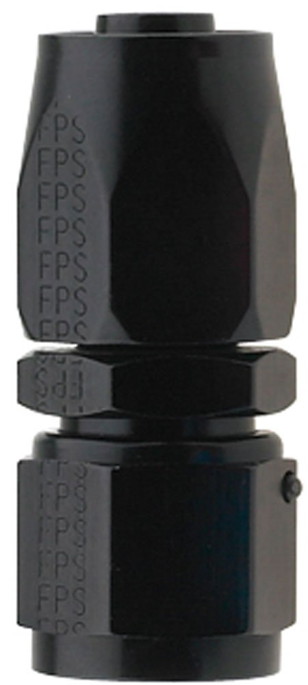Fragola 220108-BL Pro-Flow Black Size (-8) Straight Hose Fitting