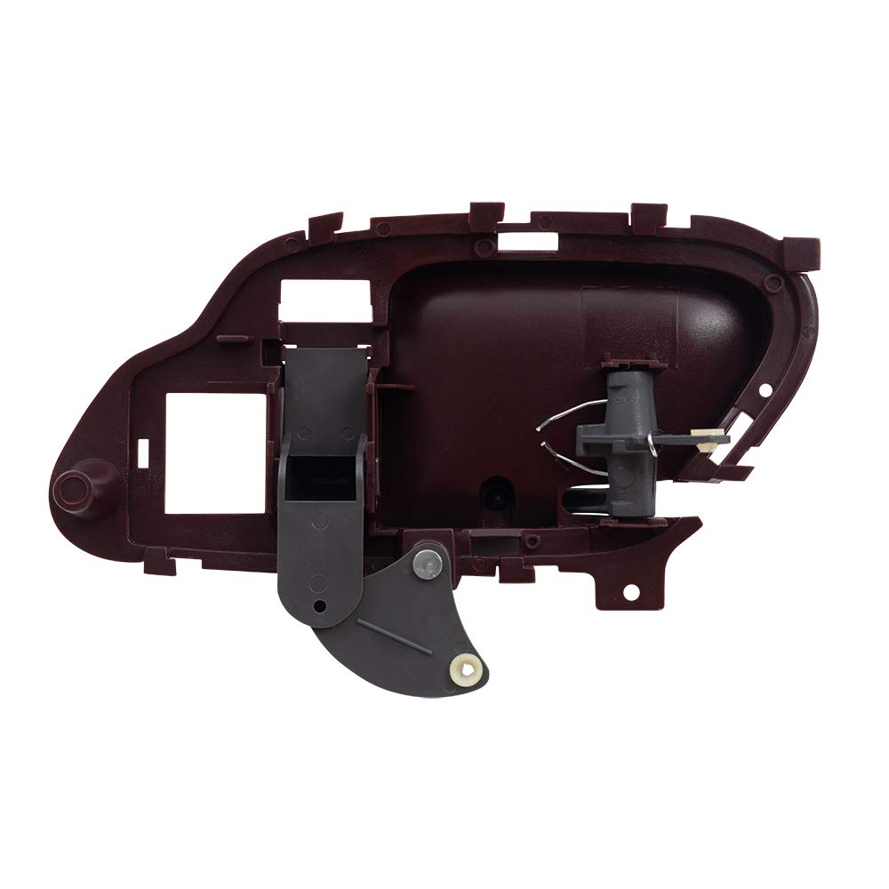 Brock Replacement Drivers Inside Inner Red Door Handle Compatible With 95-02 Pickup Truck 15708049