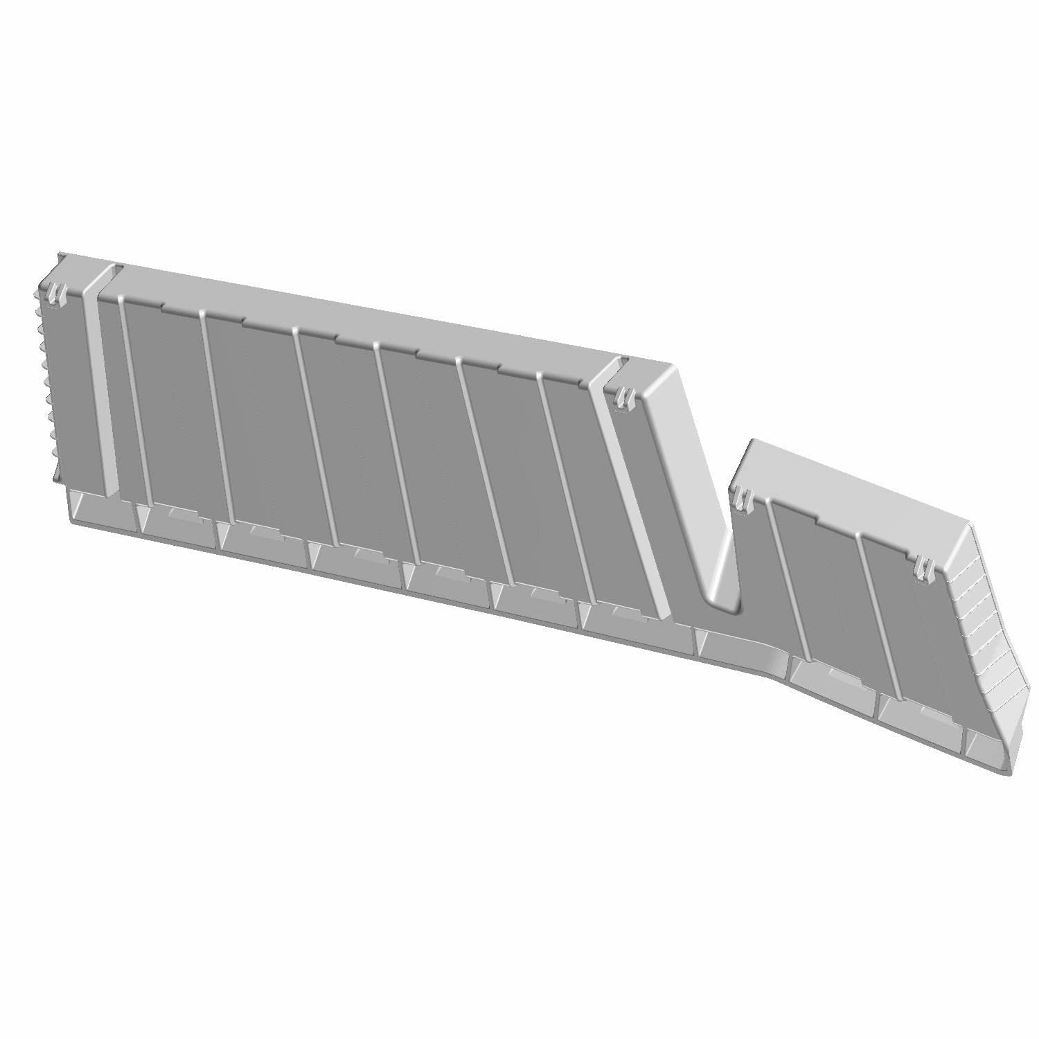 Polaris Ranger Dash Tray - Genuine OEM Part 5416077, Right Side, Grey