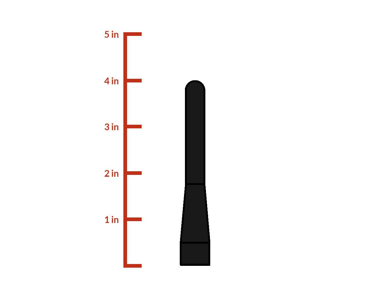 Cravenspeed Stubby Antenna Compatible With Dodge Nitro 2007-2010 | 4 Inches | Short Antenna Replacement | Made In The Usa