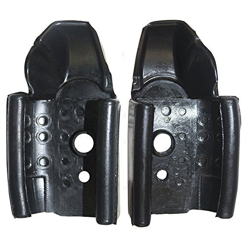 Brock Replacement Pair Set Side Panel Rear Corner Weatherstrip Hard Soft Top Rail Retainer Mucket Seals Compatible With Wrangler