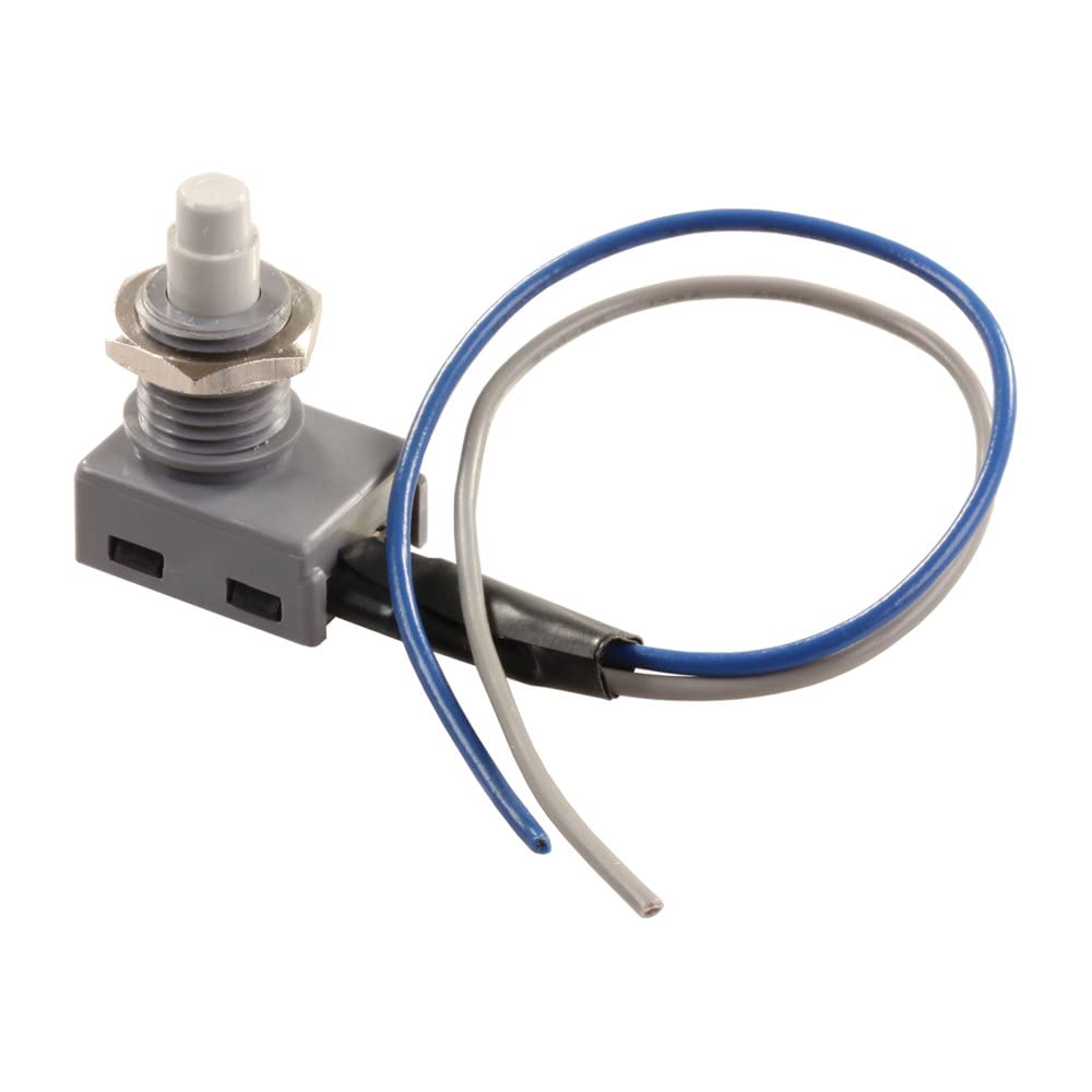 Jr Products 13985 12V Push Button On/Off Switch
