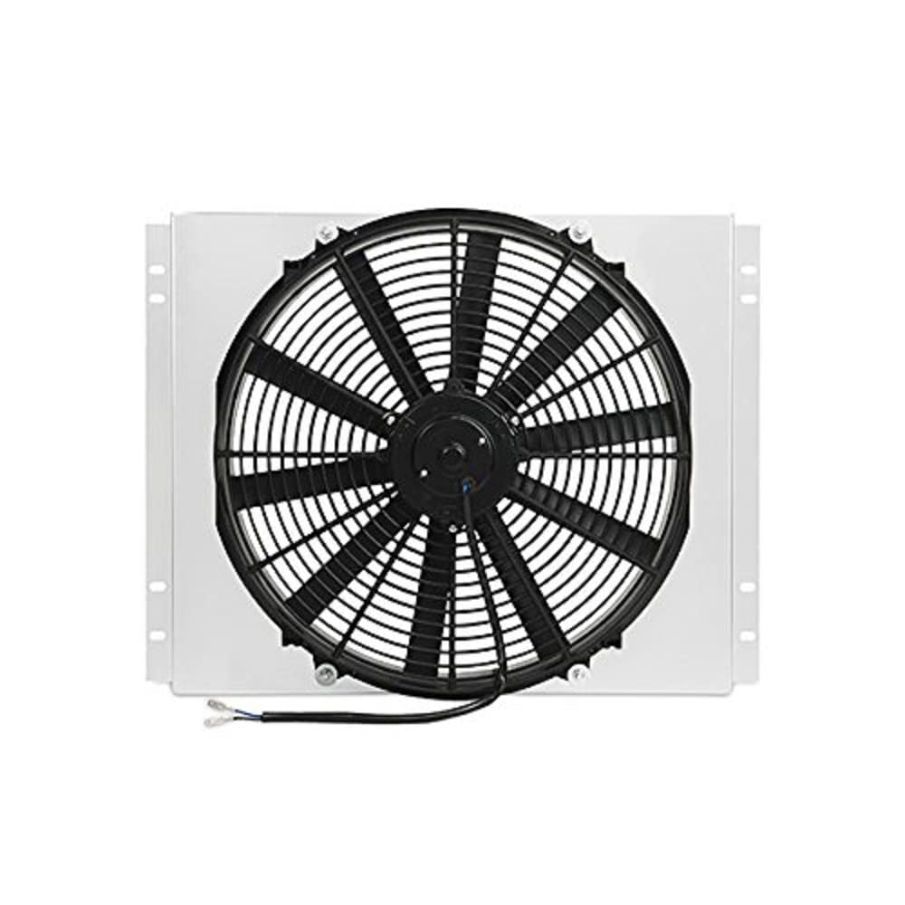 Mishimoto Mmfs-Mus-67K Performance Alumnium Fan Shroud With Fan Controller Compatible With Ford Mustang, 1967 - 1970