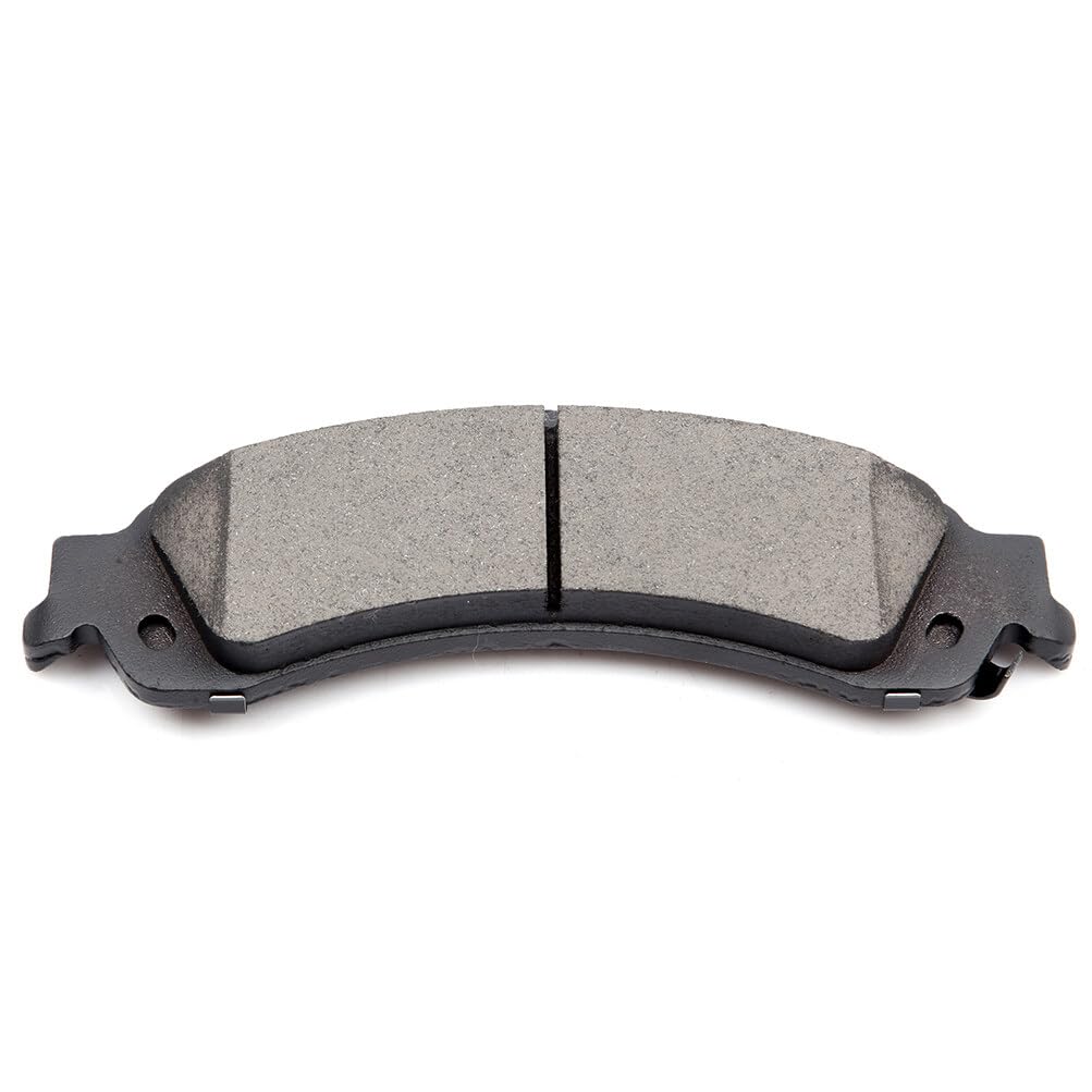 Eccpp D785-7653 D834-7707 Front Semi Metallic & Rear Ceramic Disc Brake Pad Set Fit For Cadillac Escalade 2002-2006,For Cadillac