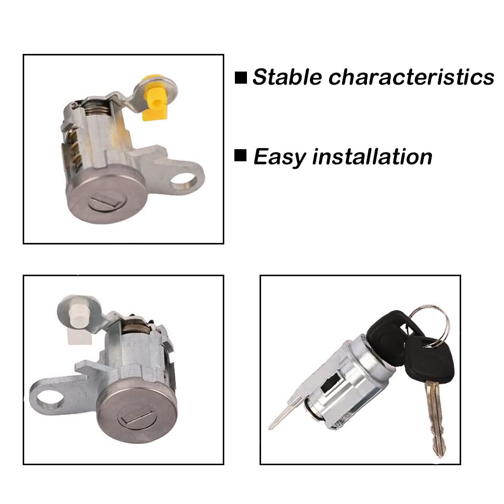Getfarway Ignition Switch & Door Lock Cylinder Compatible with Toyota Tacoma 1999 2000 2001 2002 2003 2004, Replace 69005-35840,