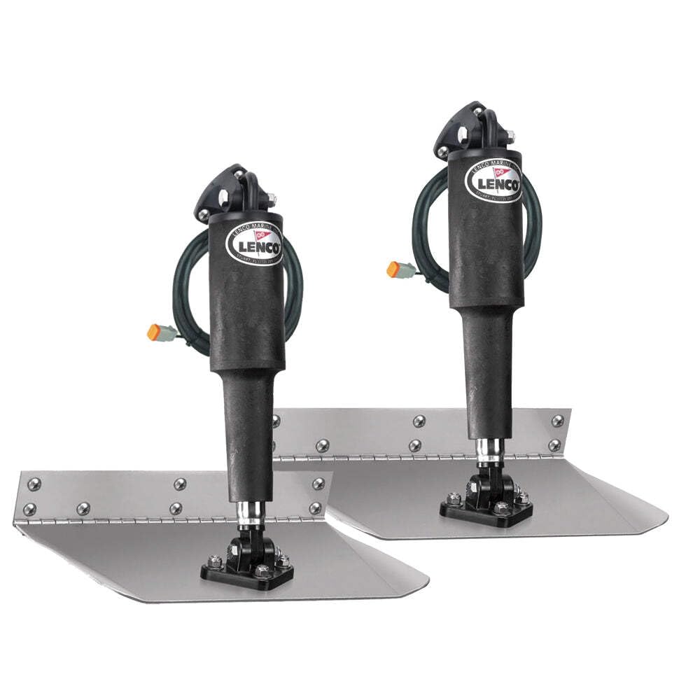 Lenco 9'' X 24'' Standard Trim Tab Kit Without Switch Kit 12V