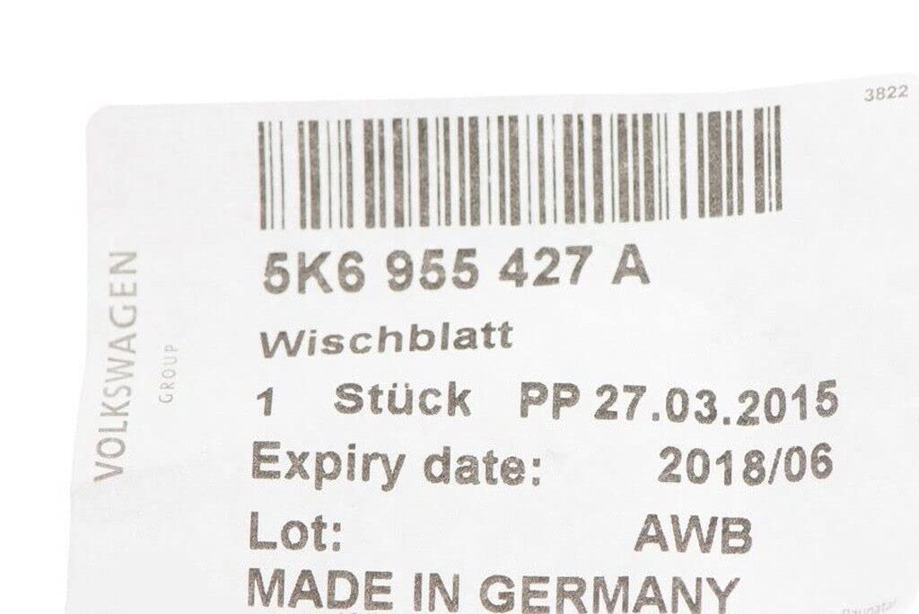 Volkswagen 2010-2013 Golf Gti Rabbit R32 Rear Wiper Blade Genuine Oem New