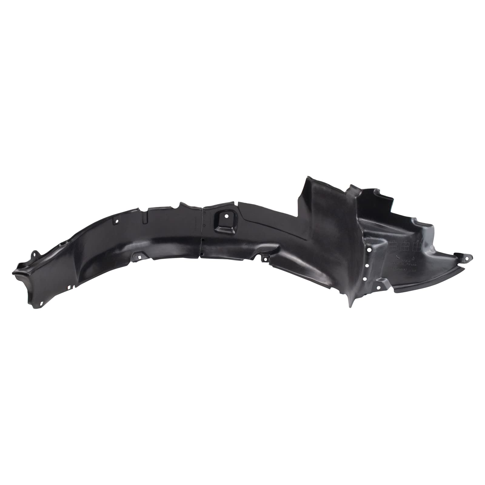 Trq Inner Fender Liner Set Compatible With 2003-2004 Hyundai Tiburon Hy1248110 Hy1249110