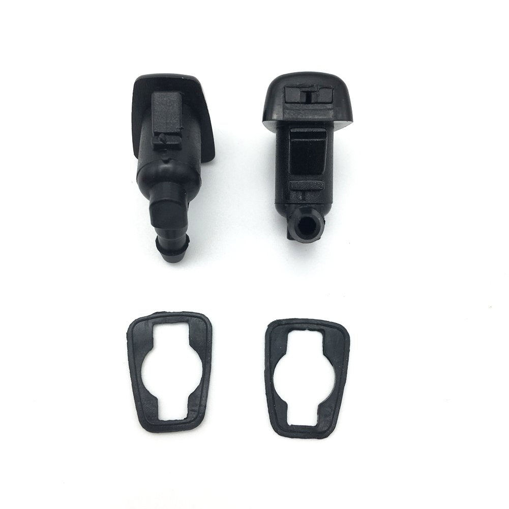 Ensun 2x Front Hood Windshield Washer Nozzle Water Sprayer Jet replacement for 2008-2011 Ford Focus, 2007-2010 Ford Edge, 2007-2